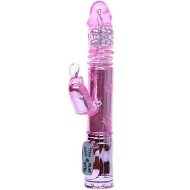 Vibratore doppio stimolazione con 5 funzioni – Ricaricabile USB Rosa